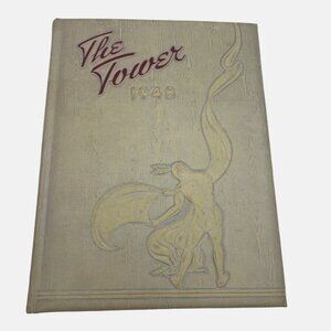 Vintage 1948 The Tower Yearbook Nyack High School New York 7th to 12th Grade